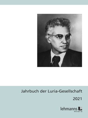 cover image of Jahrbuch der Luria-Gesellschaft 2021
